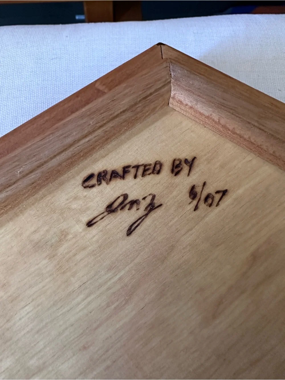 Handcrafted Pentagonal Wood Box